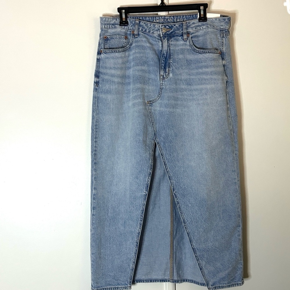 NWT American Eagle Denim Maxi Skirt